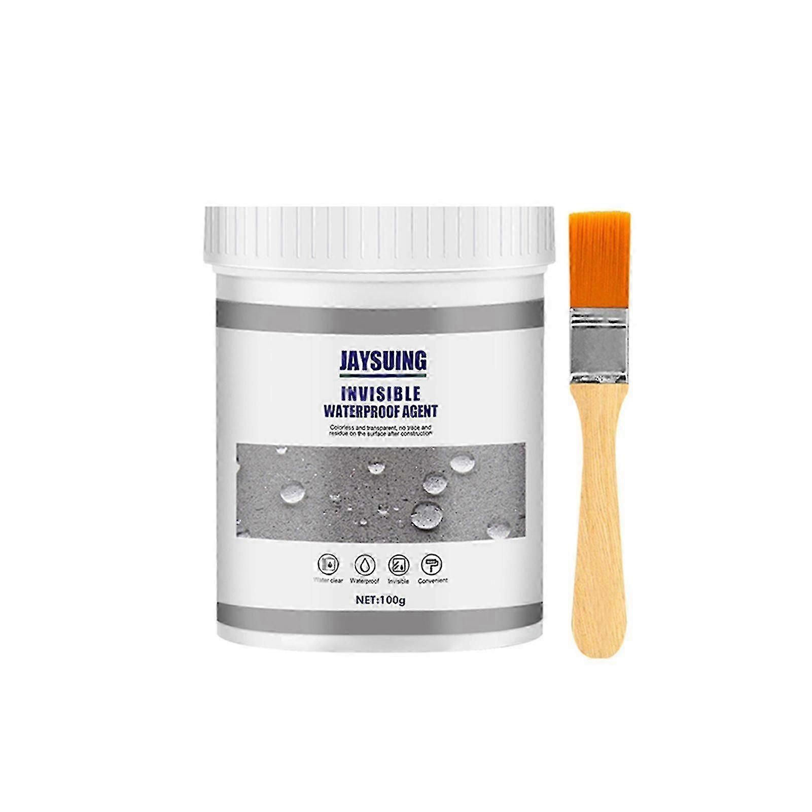 100ml Jaysuing איטום עמיד למים גג גג נוזל נוזל חומר איטום חומר איטום צבע תיקון קירות גגות משטחים -4363239703057