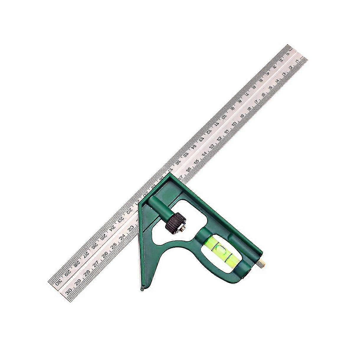 300mm Adjustable Stainless Steel Protractor Square Combination Square