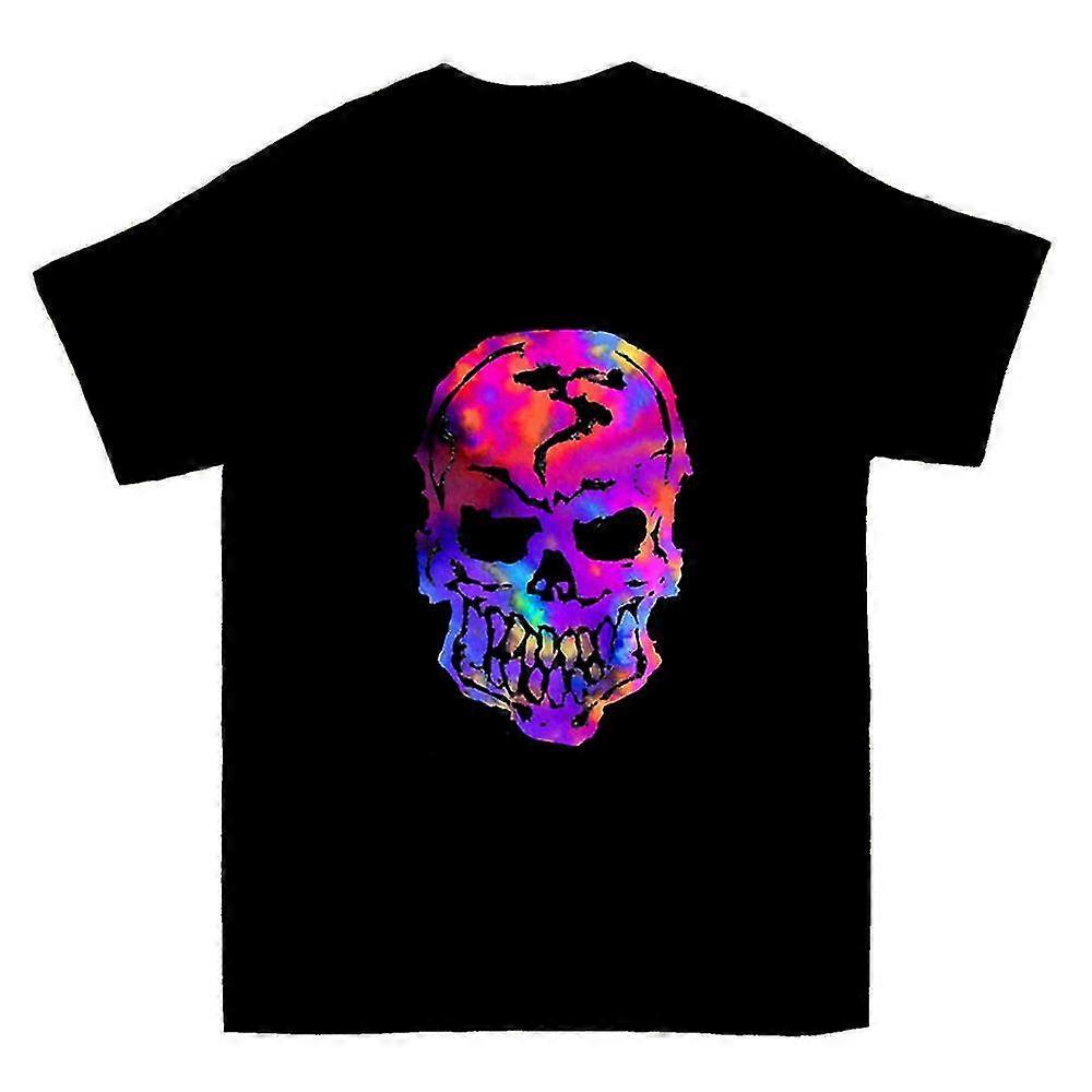 Rainbow Human Skull T-shirt