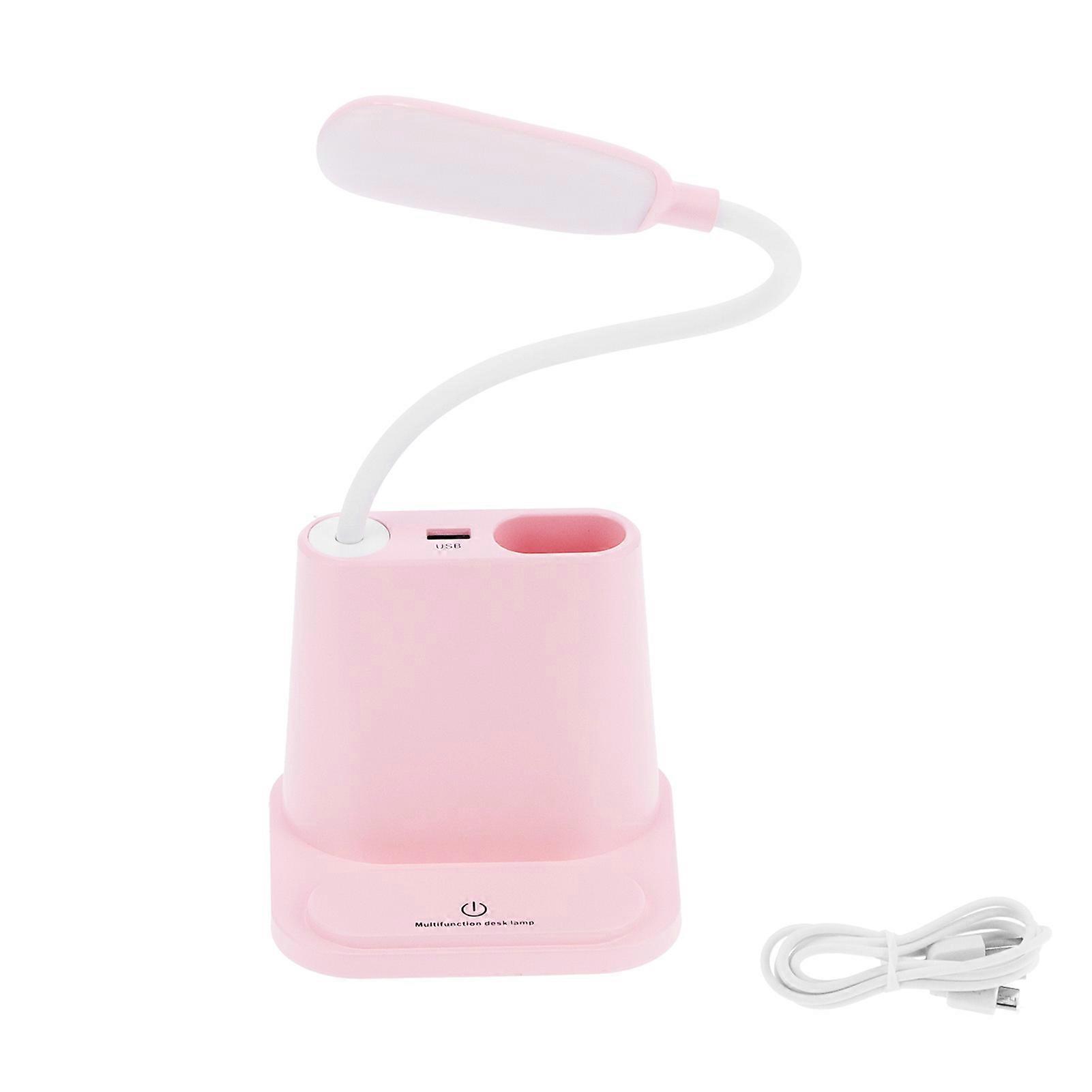 Multifunctional Desk Light USB Charging Pen?Holder Type Student Desktop White Light Warm L11