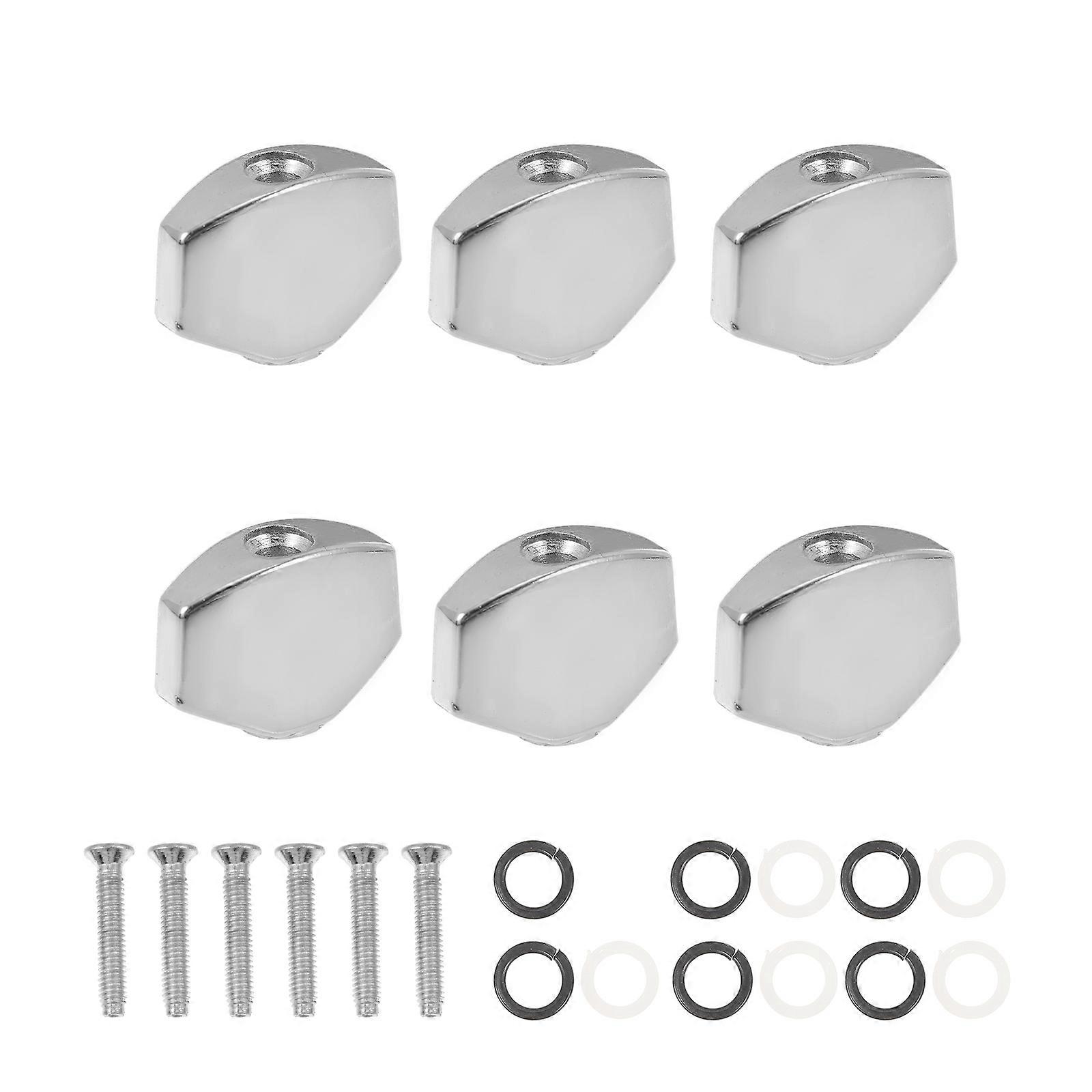 6 Sets Stringed Instrument Handles Strings Turner Caps String Functions Handles