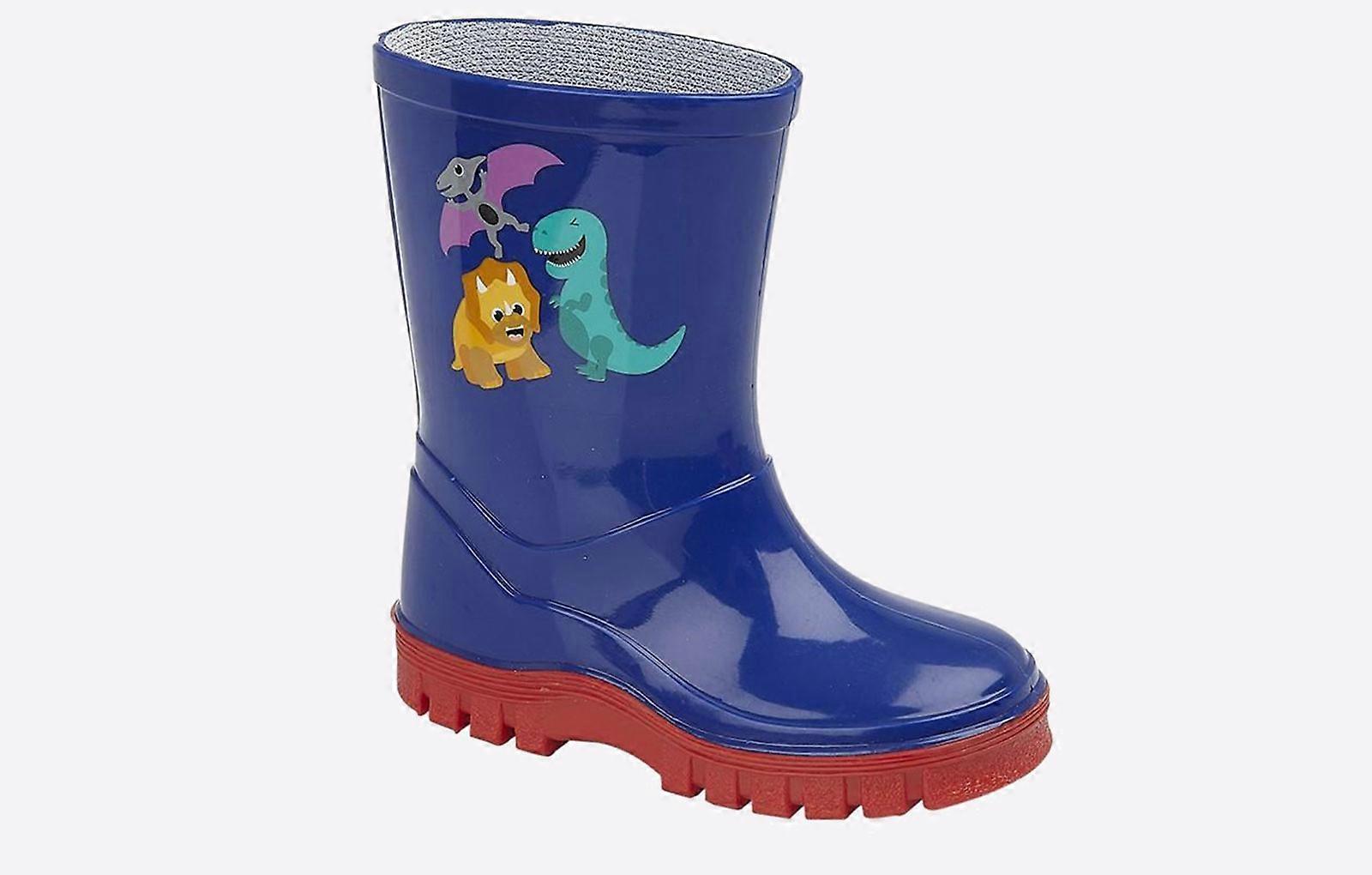 Stormwells Dinosaur Wellington Navy