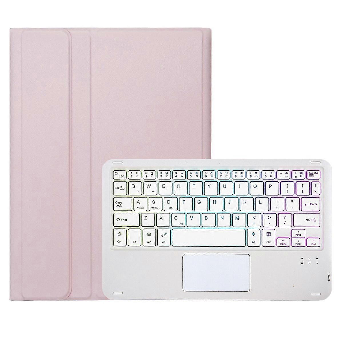 A0N7-AS For Xiaomi Pad 6 / Pad 6 Pro PU Leather Ultra Thin Stand Tablet Case + Touchpad Bluetooth Ke