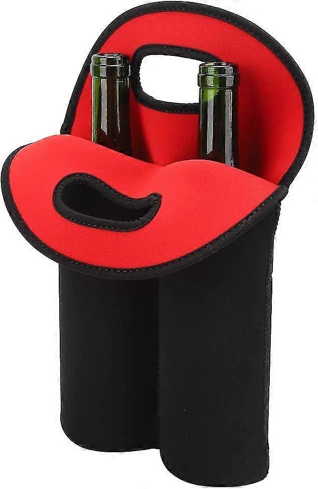 Insulated Bottle Bag, Bottle Holder For 2 Wine Bottles Portable Water Bottle Bag For Wine And Champagne-xinhan
