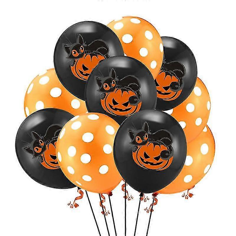 10pcs Halloween Printing Balloons