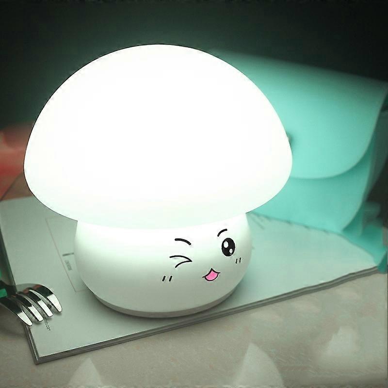 Silicone Colorful Mushroom Night Light 0.8W