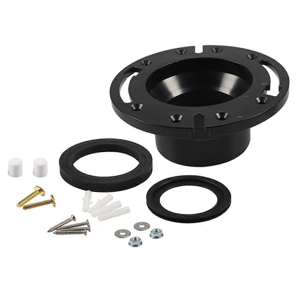 RV Toilet Seal and 3 Inch Socket RV Toilet Flange Kit, 385345892, 385311652, 385311658, for RV 300/