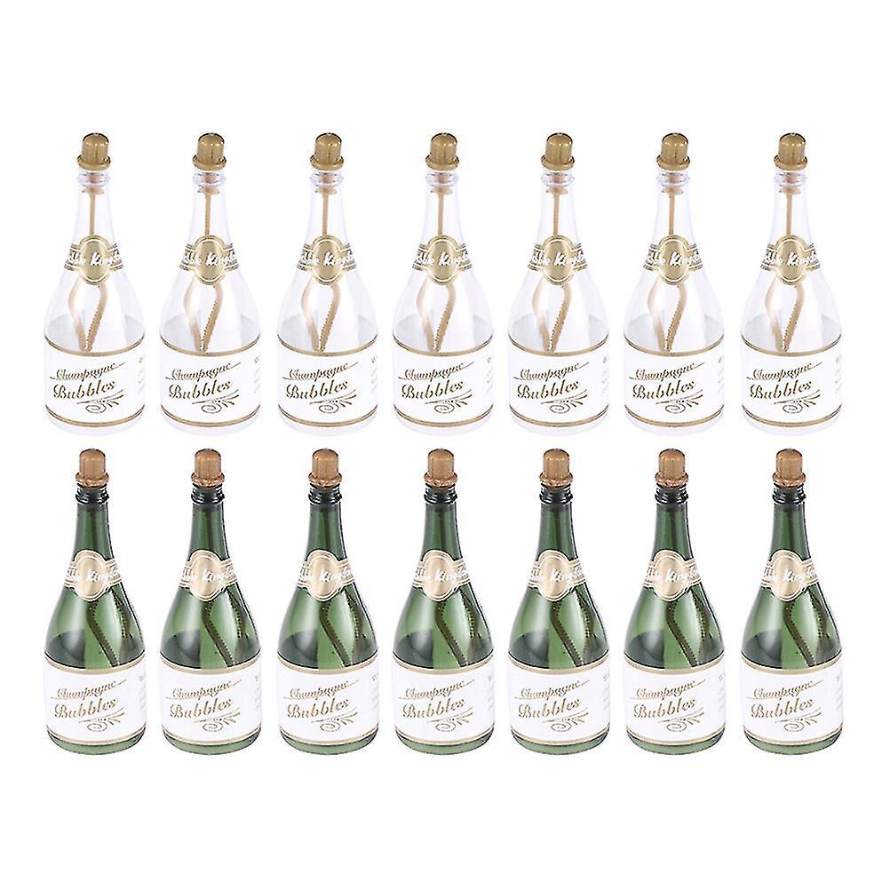 24pcs Champagne Bubble Bottles Wedding Bubble Bottles Empty Bubble Bottles Toys