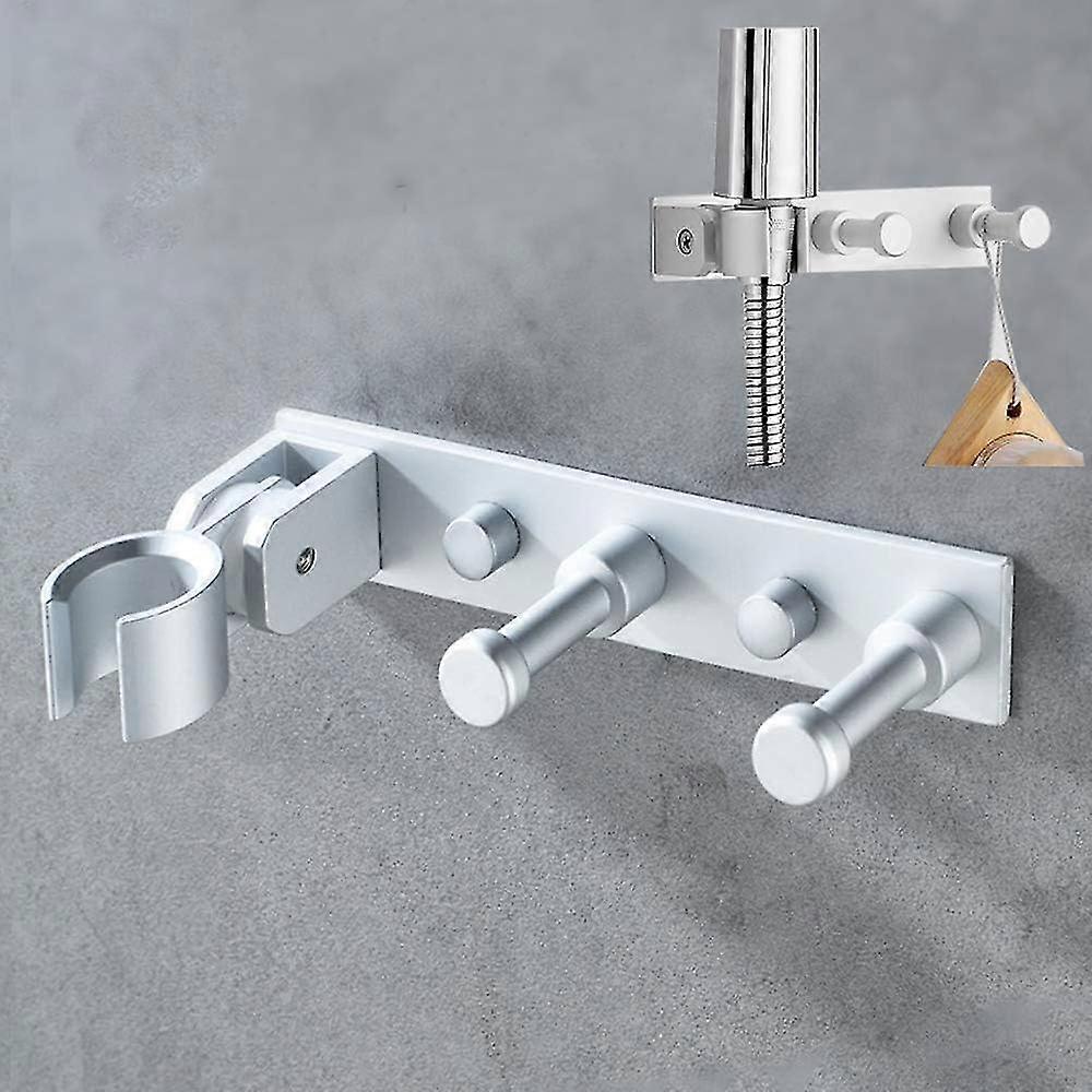 Adjustable Shower Head Holder, Bathroom Accessories Adhesive Wall Mount