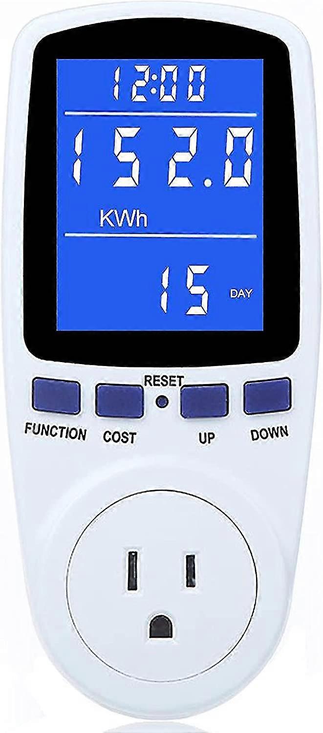 Upgraded Watt Meter Power Meter Plug Home Electricity Usage Monitor, Electrical Usage Monitor Consumption, Energy Voltage Amps Kill Meter Tester With