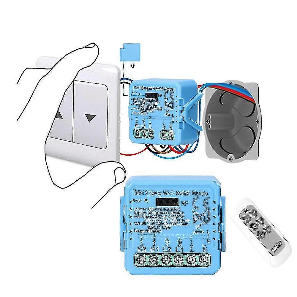 -wifi-sec02 Tuya Switch Module Elektrisch apparaat Schakelaar Control Module Mobilephone App voor Alexa