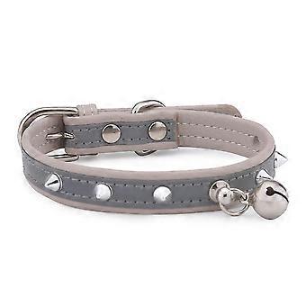 Cat Collar, Cat Collar With Safety Clasp, Adjustable For Cats And Small Dogs(1pcs,gray)