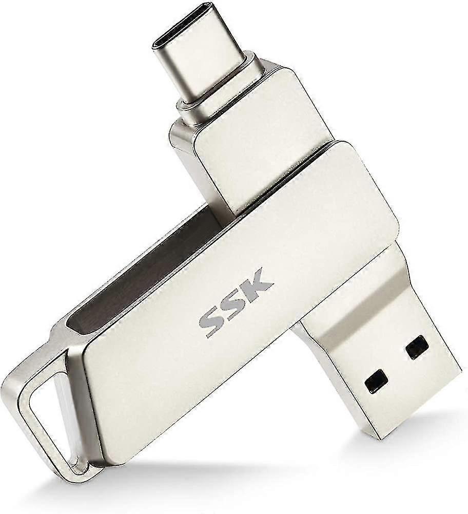 Usb C Disk 256gb Storage 150mb/s Dual Drive Type C + Usb 3.1 Jump Flash Drive Memory Stick Compatible With Thunderbolt 3 For Android Phone. Macbook/pr