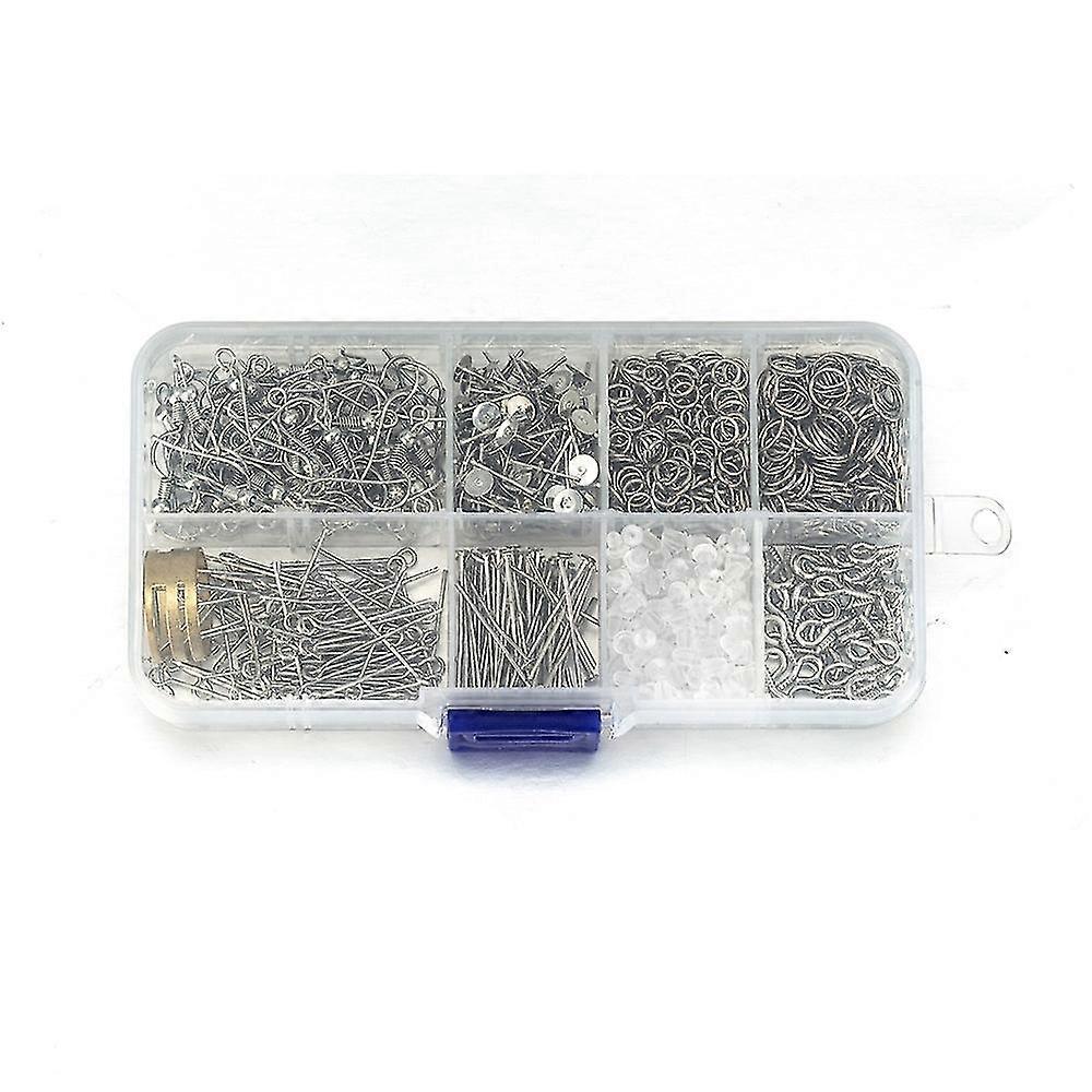Earring Supplies Kit Includes Earring Hooks, Earring Backs, Jump Rings, Eye Pins, Earring Posts For