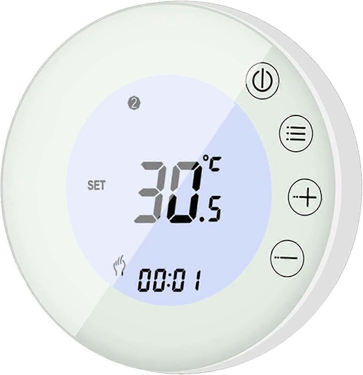 WIFI Intelligent Thermostat with LCD Display Smart Heating Radiator Thermostat APP Control Programmable Indoor Constant Temperature