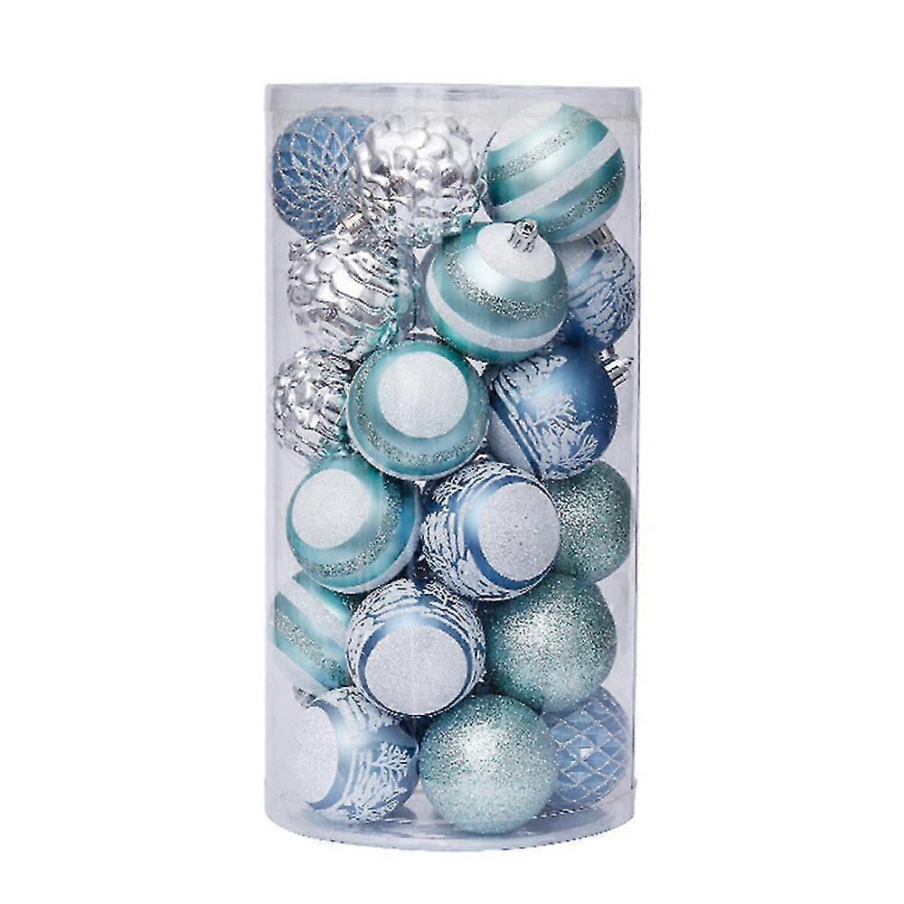 60mmdelicate Color Theme & Glittering Christmas Tree Pendants