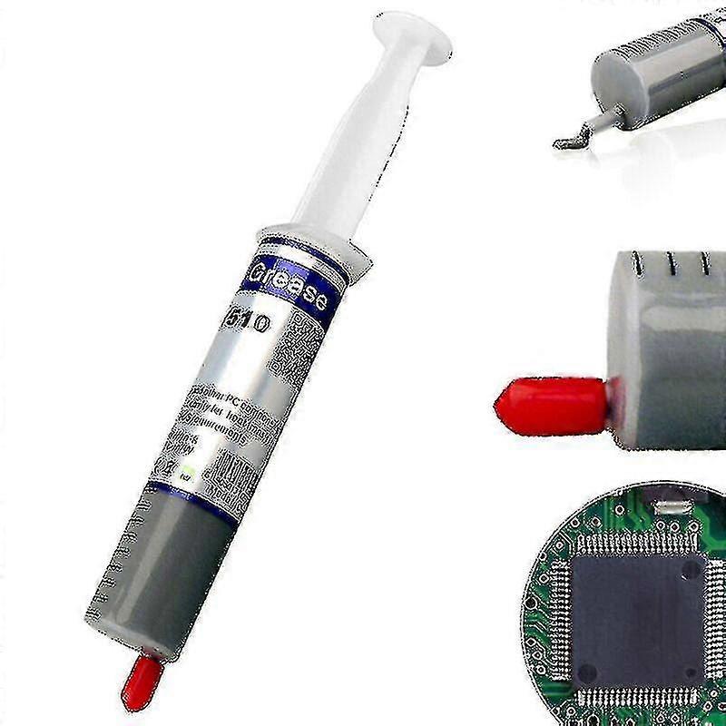 Silicone Thermal Heatsink Compound Cooling Paste Grease Syringe For Pc Cpu Gpu