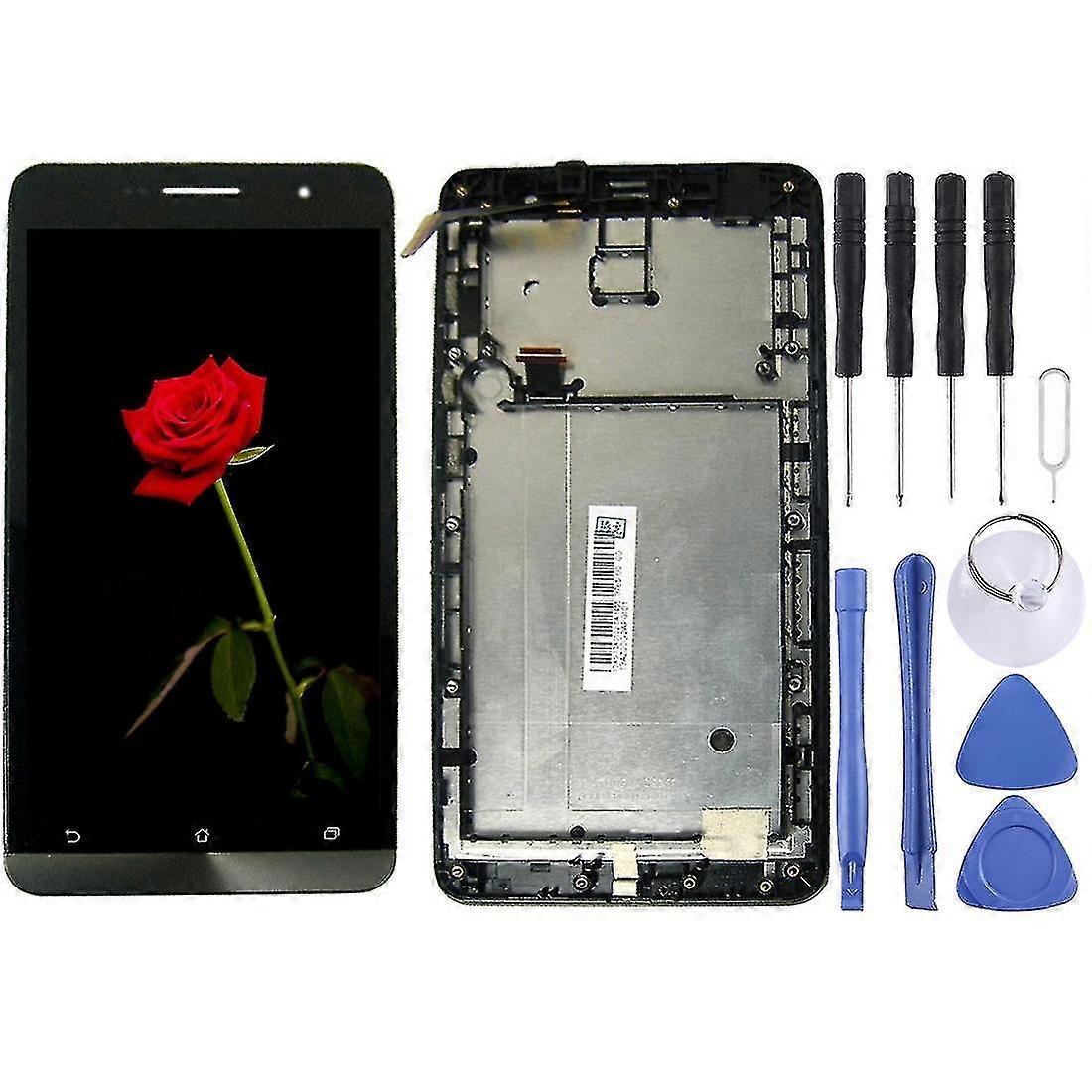 Oem Lcd Screen Compatible with Asus Zenfone 6 / A600cg Digitizer Full Assembly With Frameblack)