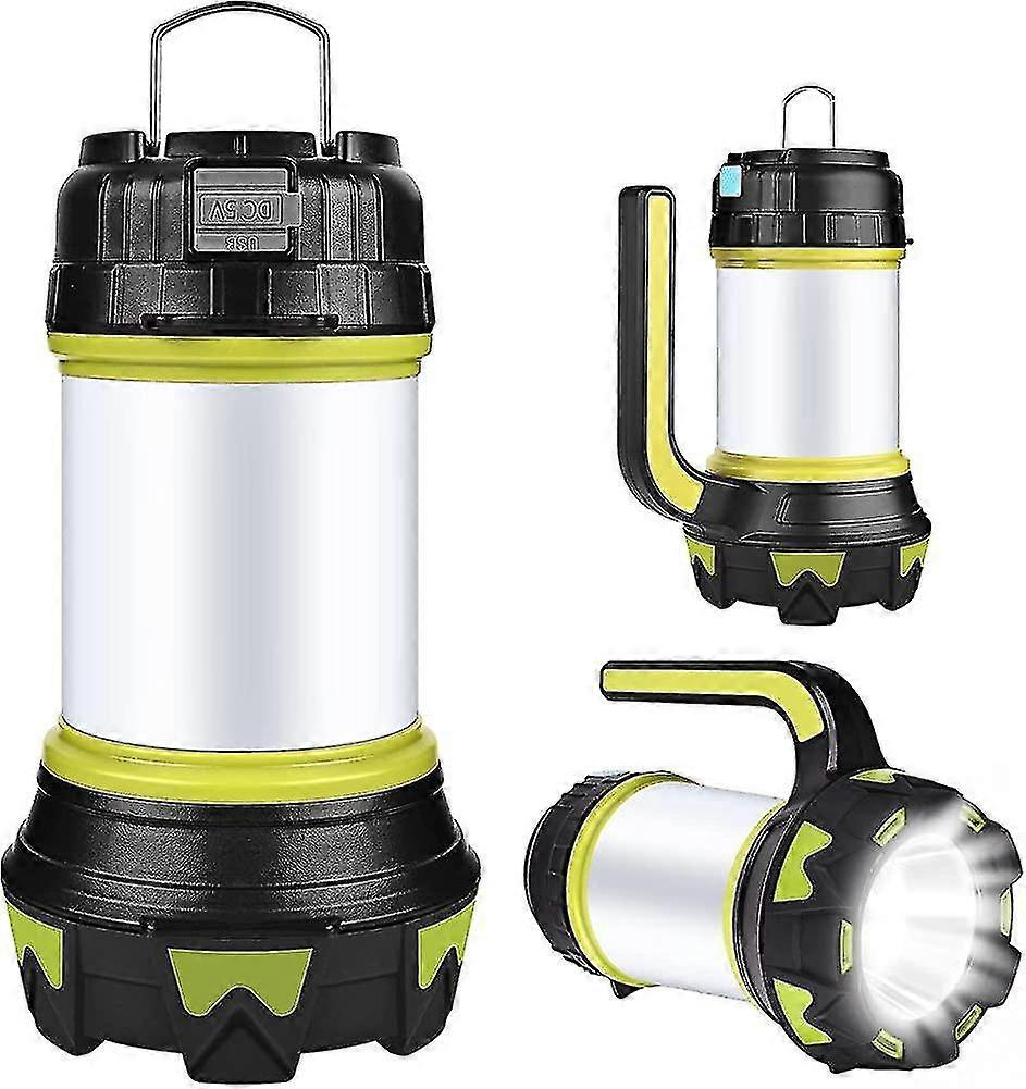 Portable Camping Lantern, Heilwiy Usb Rechargeable Led Camping Light Dimmable Ip65 Gift