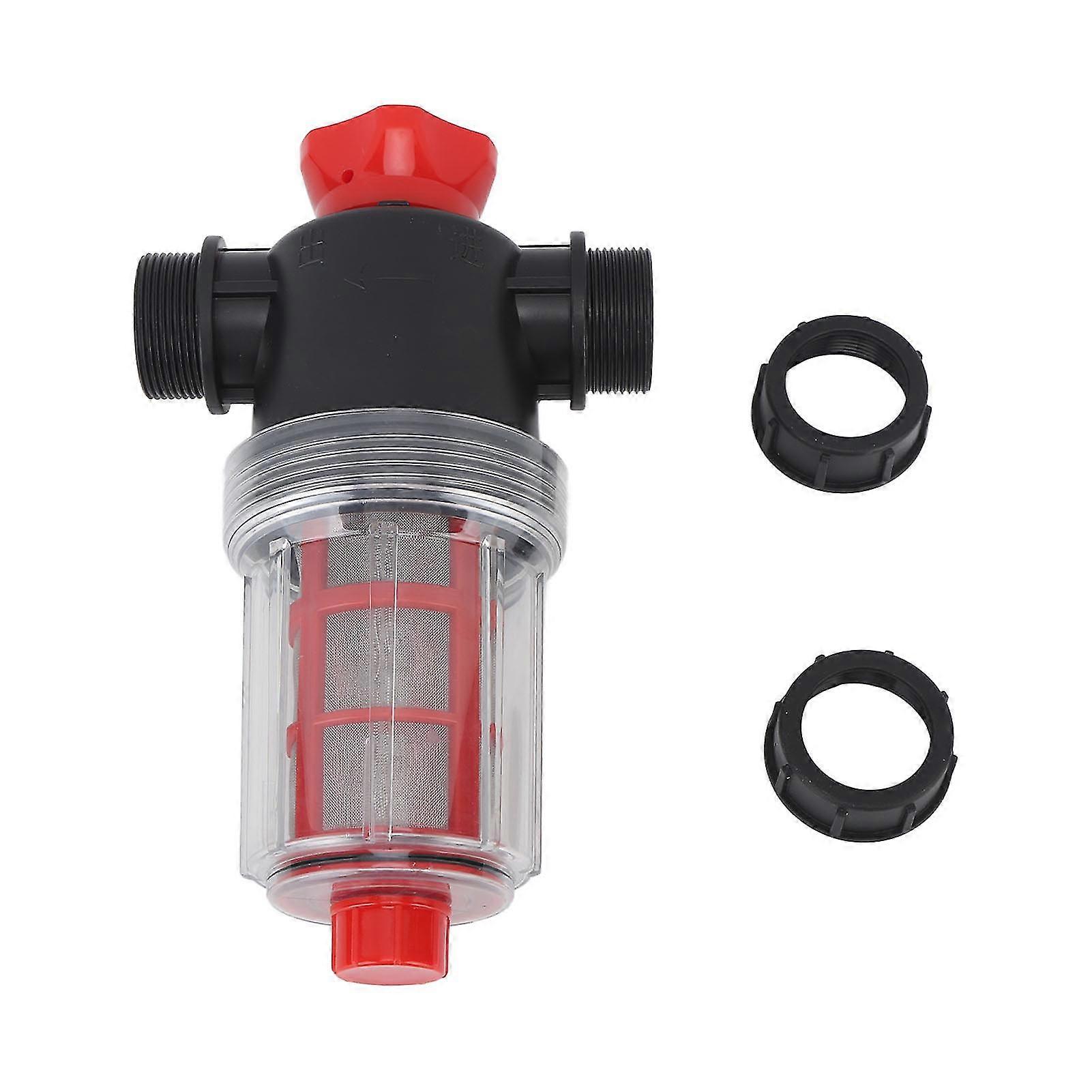25mm Connector Irrigation Water Pump Filter Double Layer Fine Mesh High Flow Inline Strainer for Garden Lawn