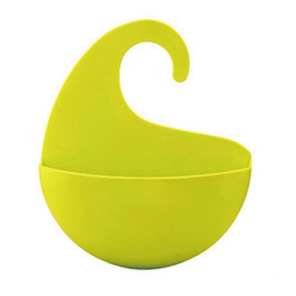 DIY Bathroom Wall Hanging Basket Kitchen Plastic Storage Basket