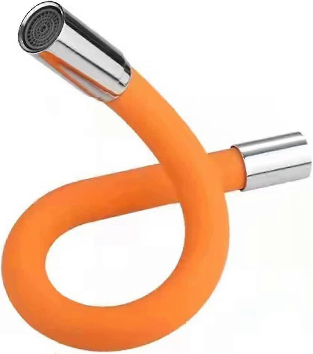 Flexible Kitchen Faucet Tube Extension Spray Hose Rotatable Splash Proof Faucet Extension 360faucet Extension (20cm)