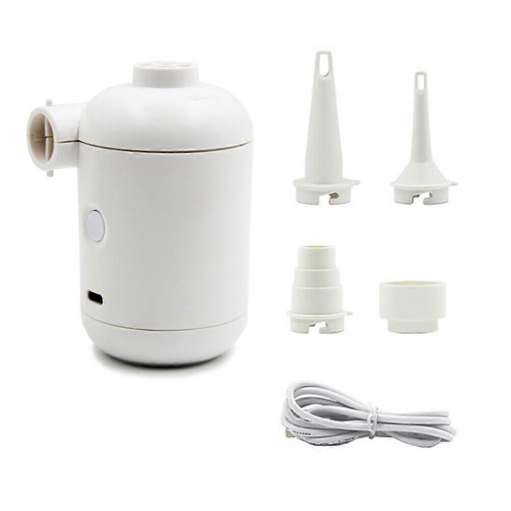 USB الكهربائية تضخيم الهواء تفريغ الهواء لأسرة الهواء الكرة فراش قارب أريكة بيضاء