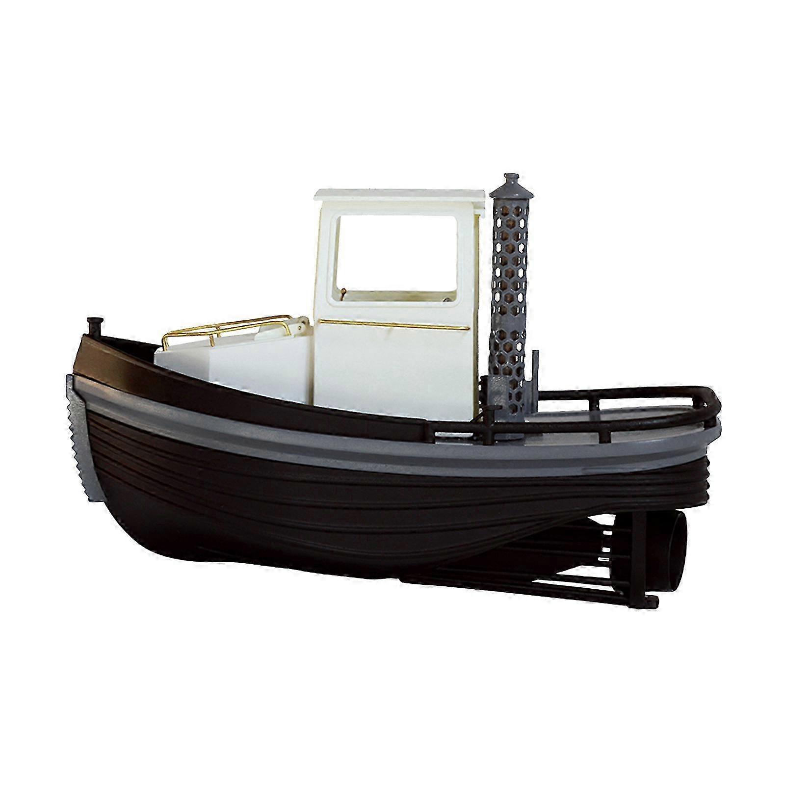 1:18 Scale Harbor Micro Mini Coal Tug Boat 180mm 7" RC Ship Model Kit