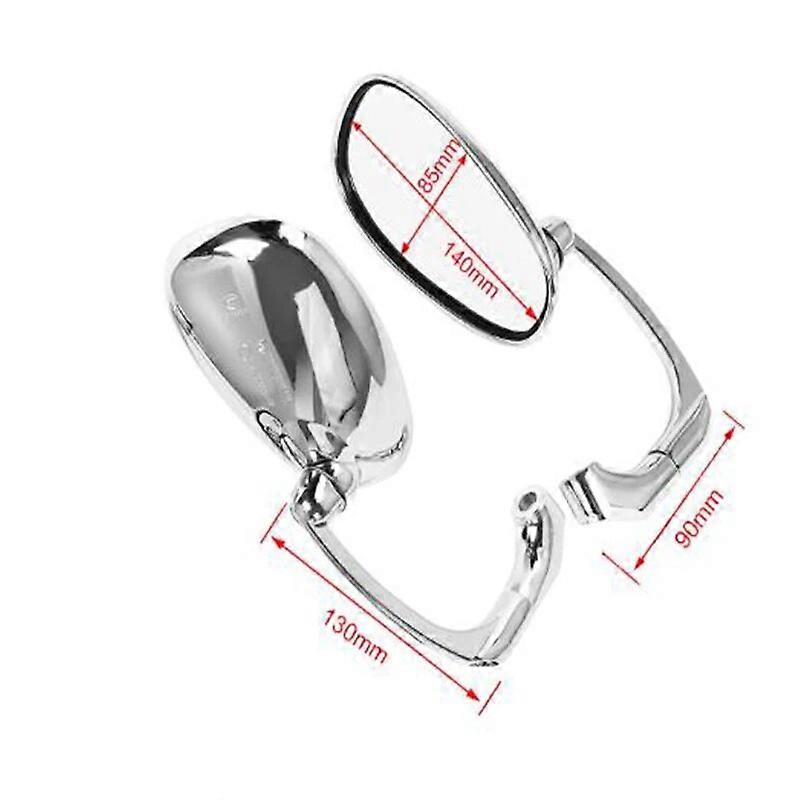 Latest motorcycle rearview mirror with 8/10mm black universal circular retro-modified motorcycle with 8/10mm screw rearview mirr