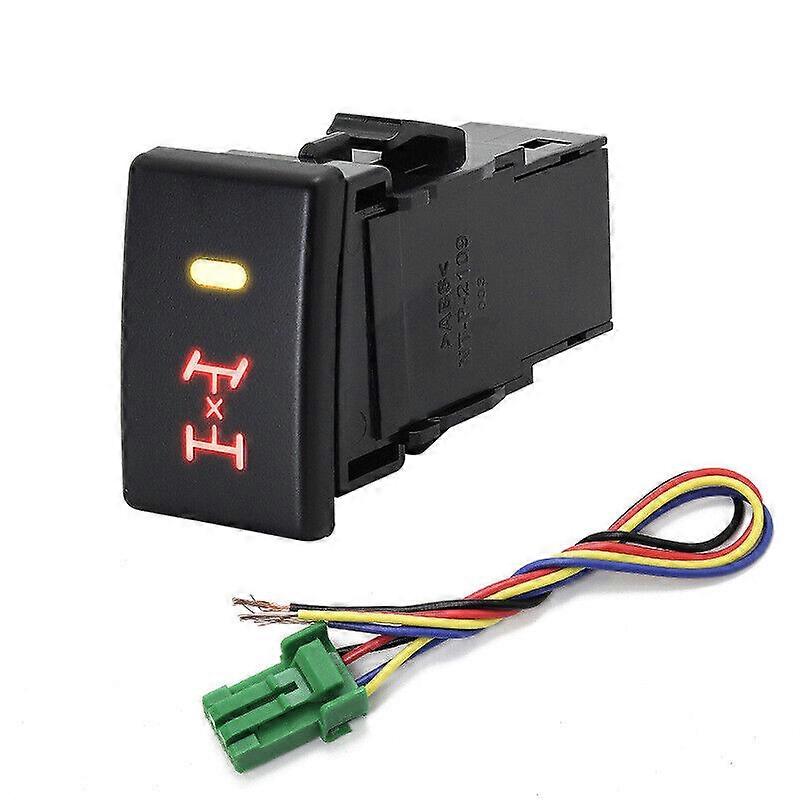 For Isuzu DMAX MU-X Holden Colorado  Push Button LED Switch 12+ CENTER DIFF LOCK