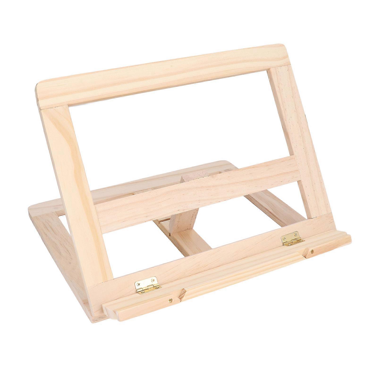 Adjustable Wooden Reading Stand Desk Book Holder for Tablet Documents