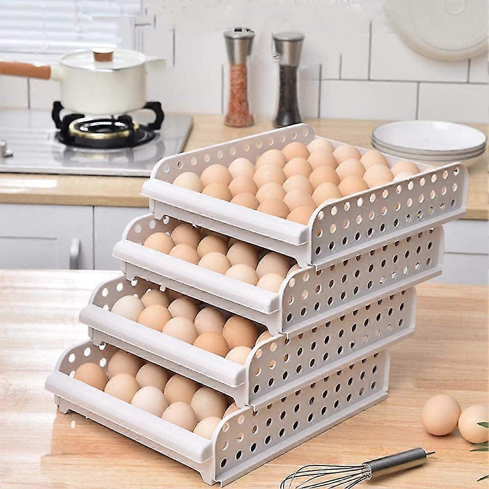 egg box plastic organizer box for 120 eggs kitchen egg storage box 4 layer egg storage box