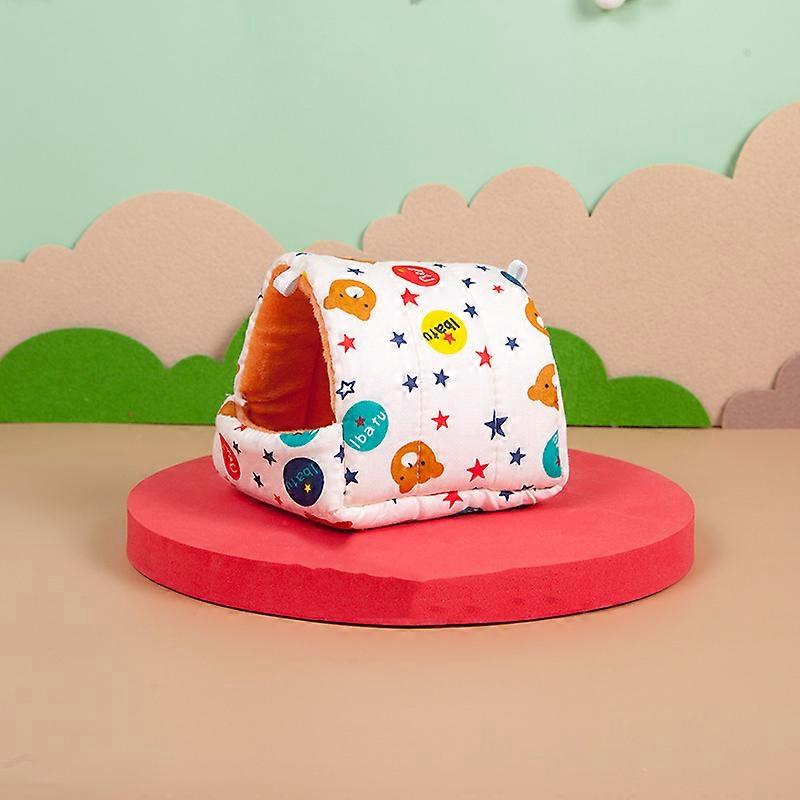Hamster Bed, Rabbit Bed, Warm Soft Guinea Pig Bed with Removable Plush Cushion, Winter House for Squirrel Ferrets Small Rabbit Hedgehog (20 * 20 cm)