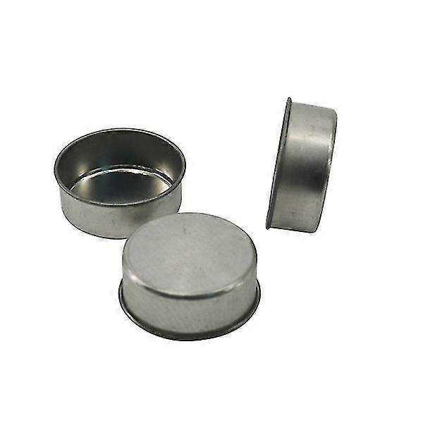 10 Pcs Empty Tealight Candle Tins Molds Jars Cosmetic Sample Containers For Diy Candle Making-c