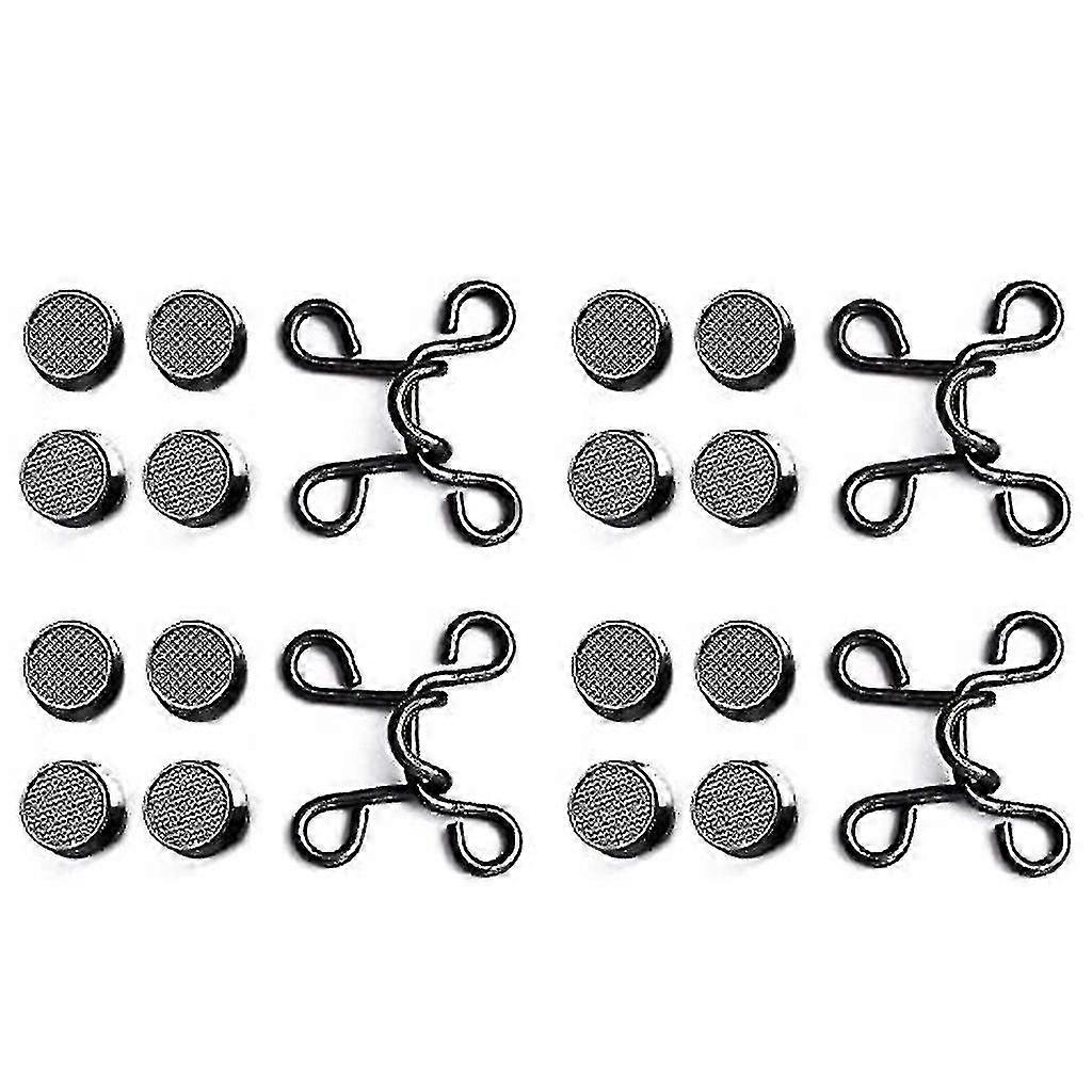 4 Sets Adjustable Waist Buckle Extender Widely Used Replacement Jean Buttons