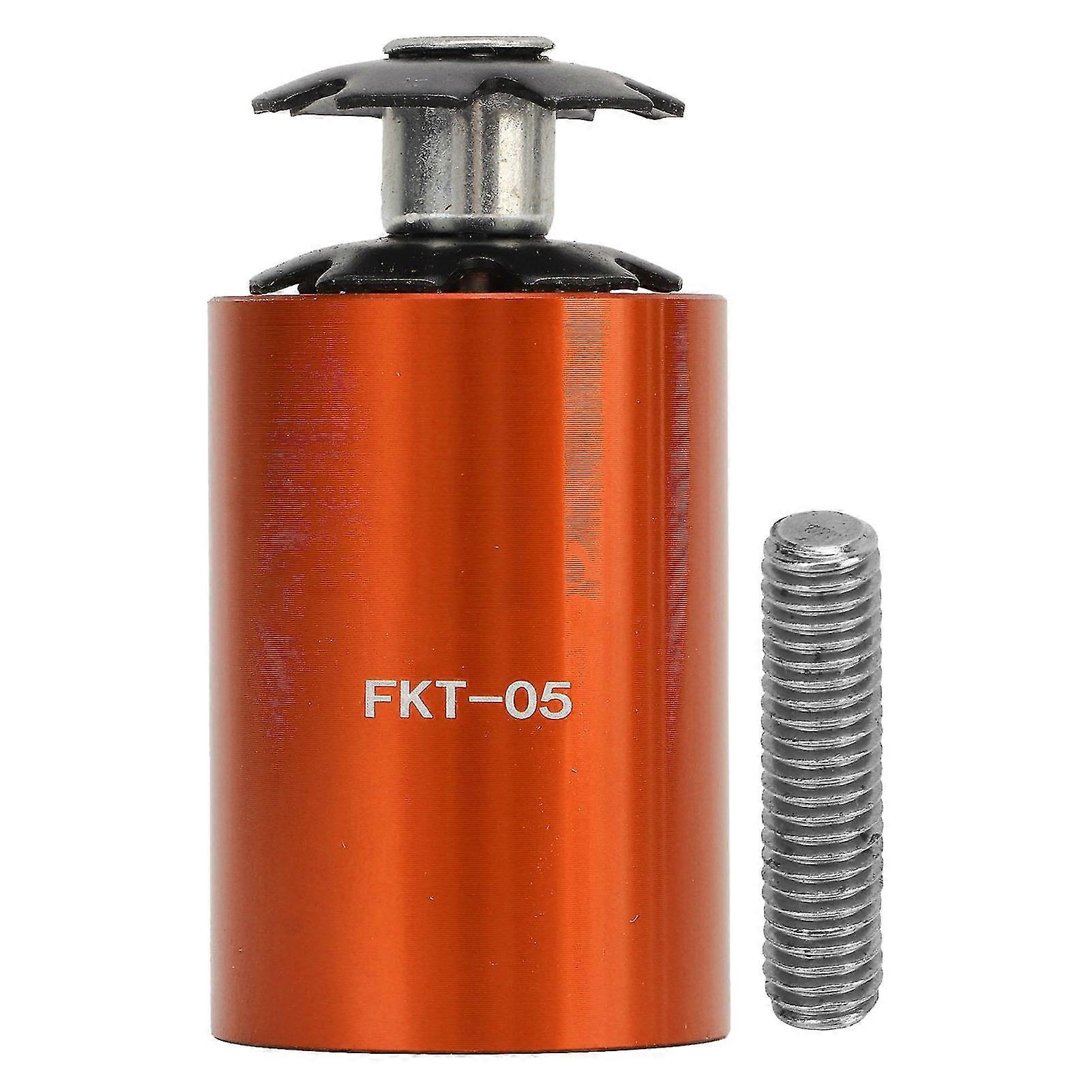 Mountain Road Bike Headset Front Fork Installer Tool - High Accuracy Bike Front Fork Core Fitting Install Tool (Orange)
