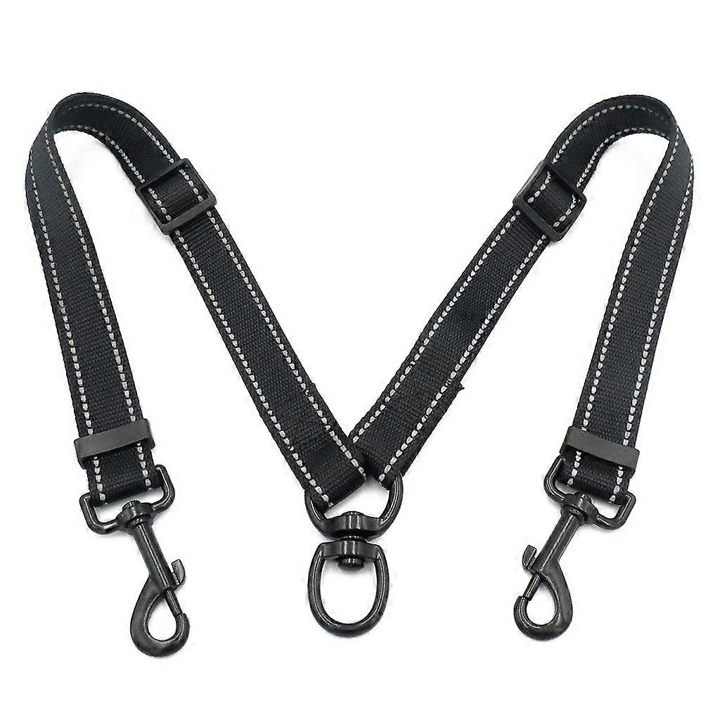 Adjustable Dog Reflective Leads Dual locking Pet Walking Training Lead