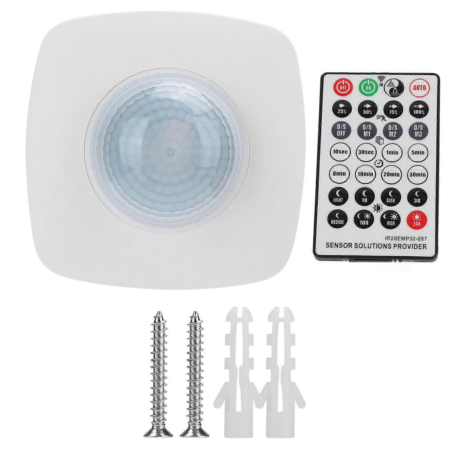 Infrared Sensor Human Body Sensing Switch Detector with Remote Control 220240V/AC