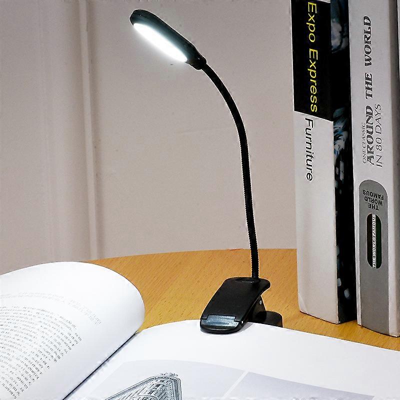 Dww-Reading Lamp, LEDRechargeable Clip-on Reading Lamp, Book LampBrightness ModesColors, Reading Lamp for Reading in Bed, Travel