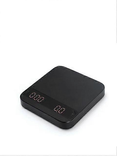 New coffee electronic scale LED intelligent kitchen scale with time USB mini multi-function timer 2kg/0.1g