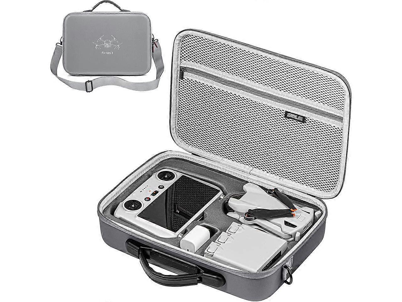 Mini 3 Case, Waterproof Portable Carrying Case for DJI Mini 3/DJI Mini 3 Pro and Accessories, RC Screen Controller