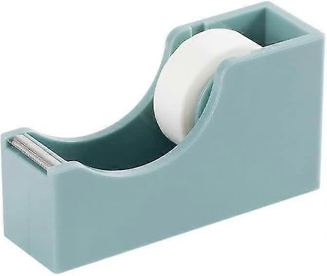 Tape Dispenser, Desktop Dispenser, Tape Seat, Non-slip, Easy To Use, Clean Cut, Suitable For 18mm Width Tape, Dark Green