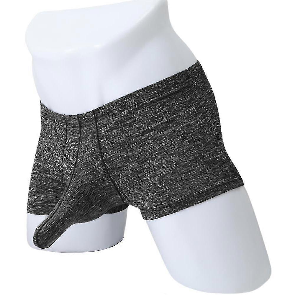 Män Underkläder Stora Bulge Pouch Boxer Shorts Mjuka Kalsonger