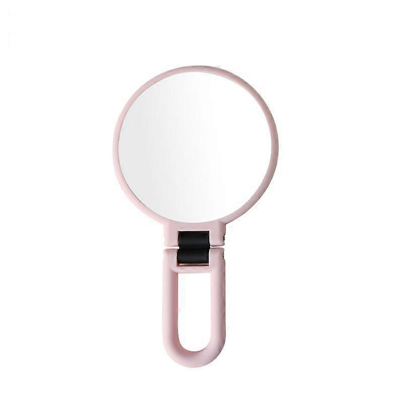 Rose 10x/1x Double Sided Magnifying Mirror with Stand, Handheld Magnifying Mirror for Makeup, Blackheads, Blackheads (13cm, 10x/1x