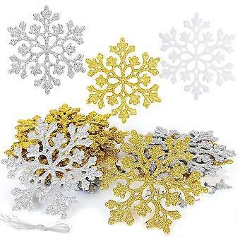 250 Breloques/flocons De Neige Pailletés - Décorations De Noël DIY (3 Tailles, Plusieurs Couleurs)