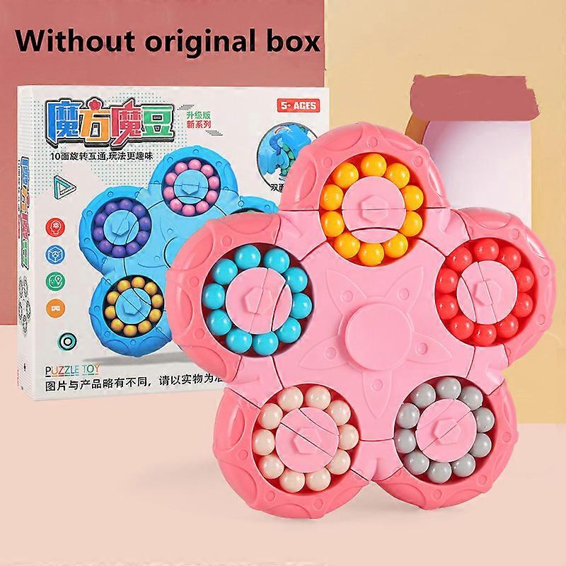 New Ten-sided Rotation Finger Magic Beans Spin Bead Puzzles Game Gyro Antistress Learning Educational Magic Disk For Children