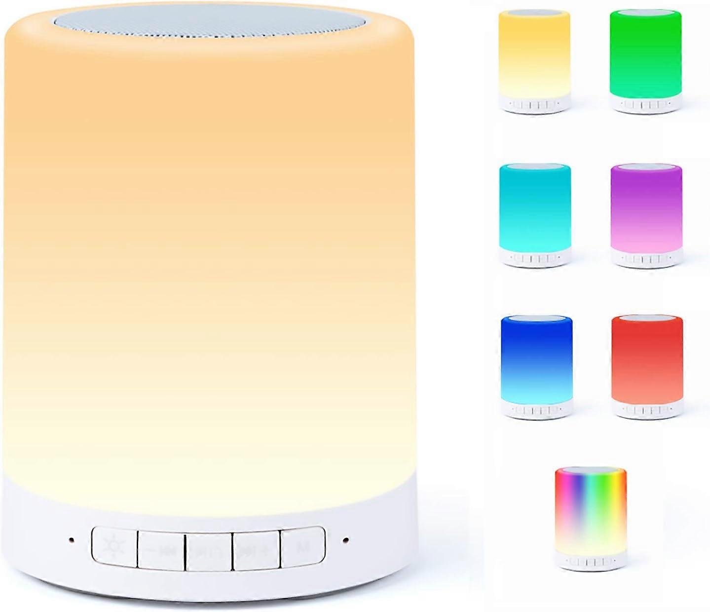 Smart Touch Night Light with Bluetooth Music Speaker - Bluetooth Speaker Lamp