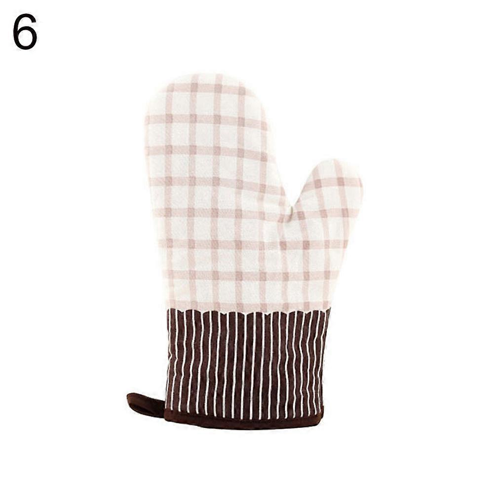 1Pc Flower Grid Heat Insulation Oven Mitt Thickened Glove Kitchen Baking Tool