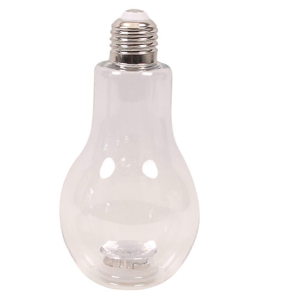 1Set Light Bulb Bottle Decorative Light Bulb Micro Landscape Prop White