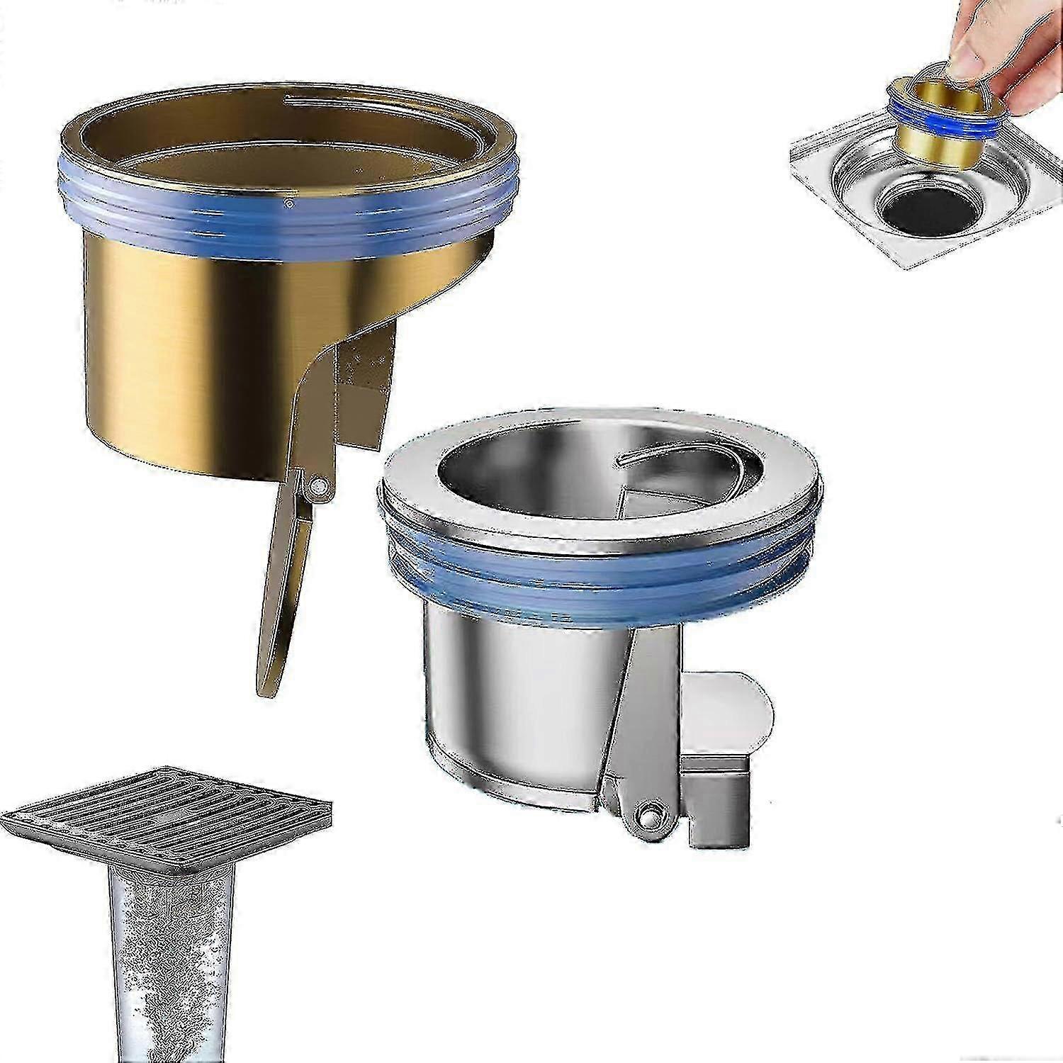 Toilet Floor Drain Deodorizing Core,backflow Preventer Sewer Core Anti-odor Plug